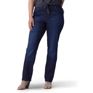 Lee Damen Relaxed Fit Straight Leg Jeans, Niagara, 36