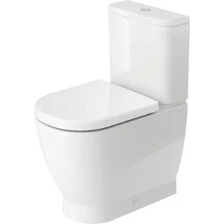 Duravit D-Code Stand-WC für Kombination, Tiefspüler, Weiß hochglänzend, 20600900002
