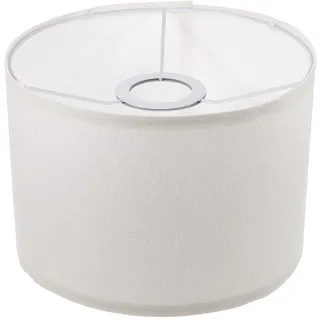 Lampenschirm aus Stoff, rund, kleine Trommel-Lampenschirme, Stoff-Lampenschirme, Fass-Lampenschirme für Tischlampen, Stehlampen (Beige)