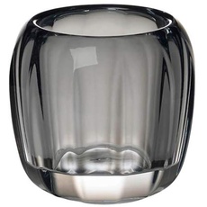 Bild - Coloured DeLight Teelichthalter Cozy Grey, Kerzenhalter aus hochwertigem Kristallglas, grau, spülmaschinenfest
