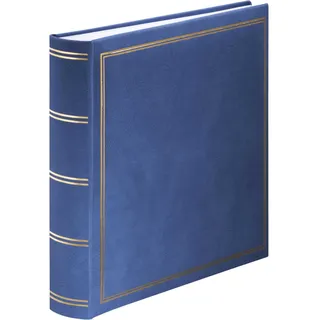 Hama Fotoalbum, Jumbo Album 30x30 cm, 80 weiße Seiten, Blau