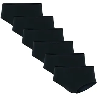 Slip ADIDAS ORIGINALS "Slip Sport Active Light Flex Hipster 6P 6er Pack", Damen, Gr. S, schwarz, Obermaterial: 76% Polyamid PA. 24% Elasthan EL., Unterhosen Slip