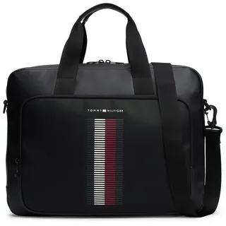 Tommy Hilfiger TH Foundation Pique Computer Bag Black