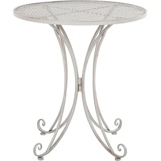 Beliani Cilento Gartentisch Ø 71 x 75 cm Grau