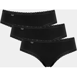 SLOGGI 24/7 Cotton Lace Hipster Schwarz 44