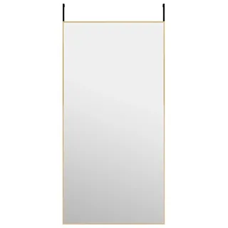 vidaXL Türspiegel Golden 50x100 cm Glas und Aluminium - Gold