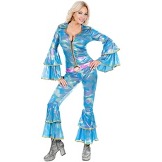 Bild von Widmann - Kostüm 70er Jahre Disco Style, Overall, Dancing Queen, Einteiler, Bad Taste Outfit, Schlagermove