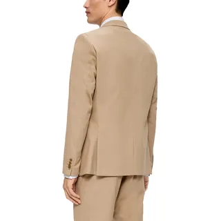 s.Oliver Herren Sakko – Slim Fit, Hahnentritt-Muster, Reverskragen