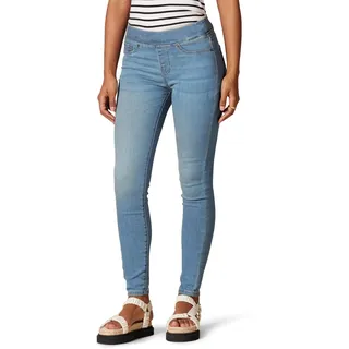 Amazon Essentials Damen Stretch-Schlupf-Jeggings mit mittlerer Leibhöhe - Auslaufmodell, Helle Waschung, 46