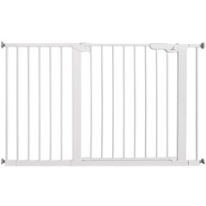 BabyDan Premier Safety Gate Extra Wide White 119.3-125.6 cm