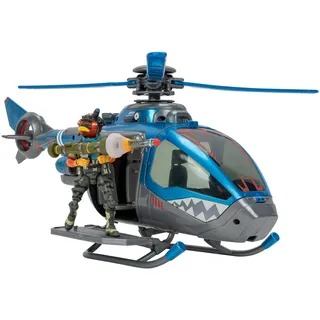 Jazwares Fortnite FNT1243 - Choppa (Heli) (Sieben-Lackierung) 50 cm | elektronischer Helikopter mit LED-Lichtern, Figur und Accessoires, offizielles Set