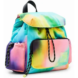 DESIGUAL Hawaiian Surf Hamburg Rucksack Schwarz