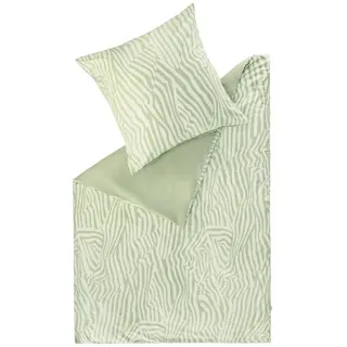Esprit Bettwäsche SALMLO in Grün | Gr.: 155x220 cm (40x80 cm)