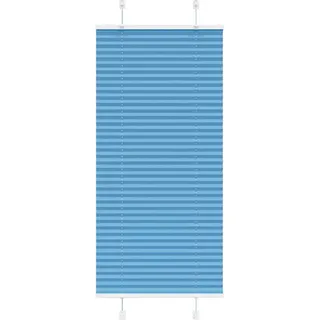 Plissee Blau 65x150 cm Stoffbreite 64,4 cm Polyester - Blau