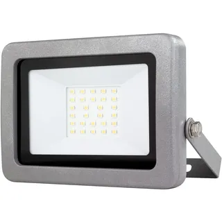 REV Ritter LED Strahler für außen 20 W IP65 1700 Lumen inkl. Bewegungsmelder silber