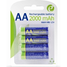 Energenie EG-BA-AA20R4-01 (4 Stk., AA, 2000 mAh), Batterien + Akkus