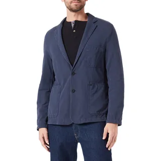 Esprit Herren Baumwoll-Sakko mit 4-Wege Stretch Abendanzug-Set, Blau, 25