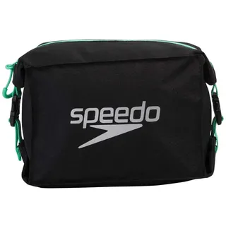 Speedo Logo 5l Kulturbeutel - Black / Green Glow - 5 Liter