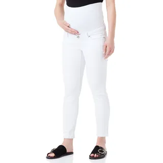 Noppies Maternity Damen Mila Over The Belly 7/8 Slim Jeans, Optical White-P175, 32