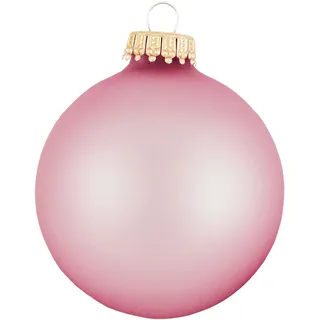 Krebs Glas Lauscha Weihnachtsbaumkugel »CBK50005, Weihnachtsdeko, Christbaumschmuck, Christbaumkugeln Glas«, rosa