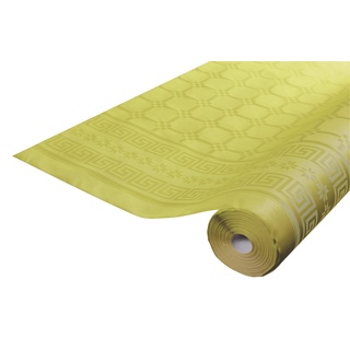 Pronappe Tischdecke R482535I Einweg-Tischdecke aus Damastpapier Länge 25m Breite 1,20m (pro Rolle) Farbe Kiwigrün Damastpapier mit universellem Muster schick und klassisch