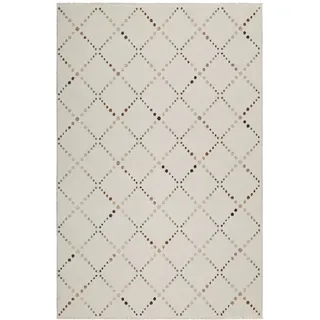 Esprit Webteppich , Creme, Beige , Textil , geometrisch , quadratisch , 200x200 cm , Oeko-Tex® Standard 100 , für Fußbodenheizung geeignet, in verschiedenen Größen erhältlich, pflegeleicht, leicht zusammenrollbar , Teppiche und Böden, Teppiche, Webteppiche