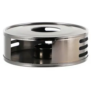 Echtwerk Stövchen , Schwarz , Metall , rund , 5 cm , Geschirr, Kannen & Karaffen, Stövchen