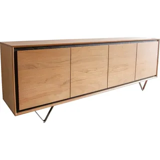 DeLife Sideboard Stonegrace 200 x 0 x 0 cm hellbraun / beige