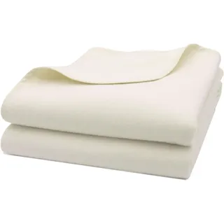 ZOLLNER Umzugsdecke, 2er-Set, 140x200, 100% Baumwolle, Weiß , Textil , 140x200 cm , Oeko-Tex® Standard 100 , Heimtextilien, Wohntextilien, Decken