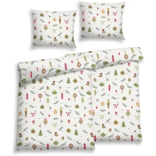 Florella Daniel Flausch-Flanell Weiß 140 x 200 cm + 70 x 90 cm