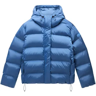 Steppjacke NAPAPIJRI "A-GLANE", Damen, Gr. S, riviera b3e, Web, Obermaterial: 100% Polyamid, unifarben, normal, Rundhals, eingesetzt gerader Abschluss, Jacken Steppjacke, mit Eingrifftaschen und Innentasche, aus Polyamid, Regular Fit