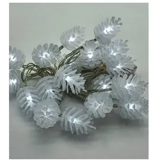 Draht Lichter Weihnachten Pre Qu'Italia D1695 Tannenzapfen Icy Kaltweiß