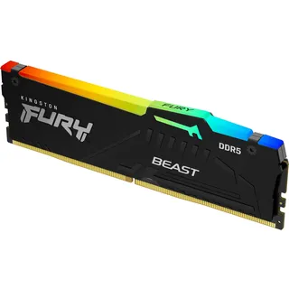 FURY Beast DDR5 5600MT/s RGB 64GB Modul (1x64GB) CL40 Schwarz KF556C40BBA-64