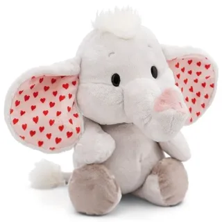 NICI Kuscheltier »Love, Elefant hellgrau, 48 cm« schlenkernd, grau