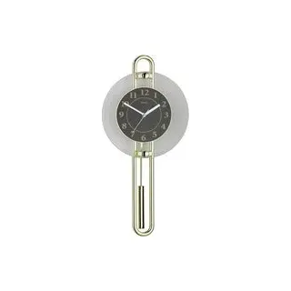 Mebus 14813 Quarz Wanduhr 26 cm x 54.5 cm Gold, Schwarz, Silber