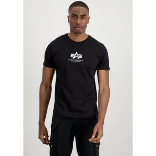 Alpha Industries Basic Ml T-Shirt, schwarz, L,