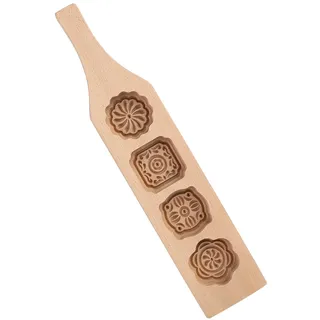 Gsycle Mondkuchenformen, Keksformen aus Holz, Butterpressformen, Butterformen aus Holz, Mondkuchenformen, Butterformen, Plätzchenformen Zum Backen(#1)