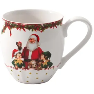 Villeroy & Boch - Annual Christmas Edition 2026 Jahresbecher 14,5cm Bunt, Weihnachts-Sammlerstück, Limitiert, Golddetails, Tasse Weihnachten, Premium Porzellan