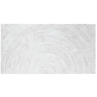 Kopfteil für Bett, 135 – 150 – 180 cm, Halbkreisrahmen, weiß, gebeizt, 180 x 3,5 x 90 cm