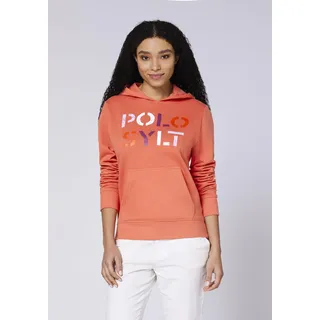 Polo Sylt Kapuzensweatshirt Used-Optik Orange XL