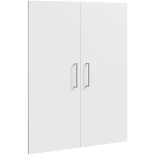 Linea Natura Türenset , Weiß , Holzwerkstoff , 78x101 cm , Schlafzimmer, Kleiderschränke, Schrankzubehör, sonstiges Schrankzubehör
