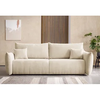 INOSIGN »MAVAS Schlafsofa mit Bettkasten«, ca.240/108cm (Liegefläche 212/145 cm), Cord, Chenille, Struktur