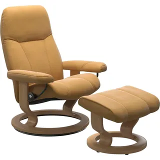 Stressless Relaxsessel Consul mit Classic Base 76 x 100 x 71 cm Gelb drehbar