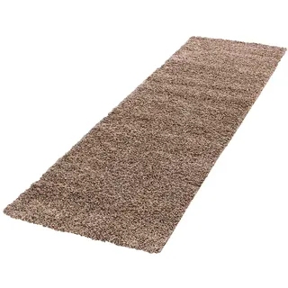 Ayyildiz Teppiche Life Shaggy 1500 Hochflorteppich 80 x 150 mokka