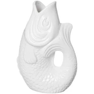 Gift Company Carafon Vase, Steingut, 25cm, Weiß