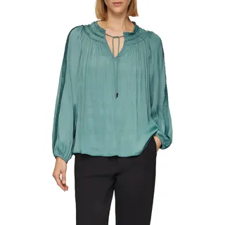 Tunika-Bluse mit Rüschen-Details