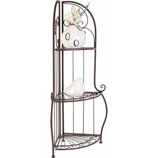 Home Affaire Eckregal 33 x 33 x 93 cm Braun