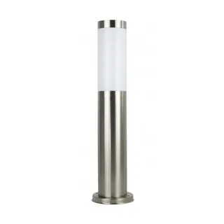 Edelstahl Gartenstehleuchte 45 cm 1xE27 silber IP44 SU-MA Inox ST 022-450 - Silber
