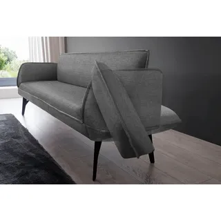 K+W Komfort & Wohnen Polsterbank »Drive« mit Seitenteilverstellung, wahlweise in 218 oder 238 cm Breite, grau