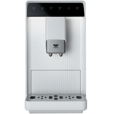 Incapto Aura Vollautomatische Kompaktkaffeemaschine mit Mahlwerk | 19 Bar | 2-Tassen-Funktion | 1,5 l Wassertank | Thermoblock-Heizsystem | Automatische Reinigung (Weiß)